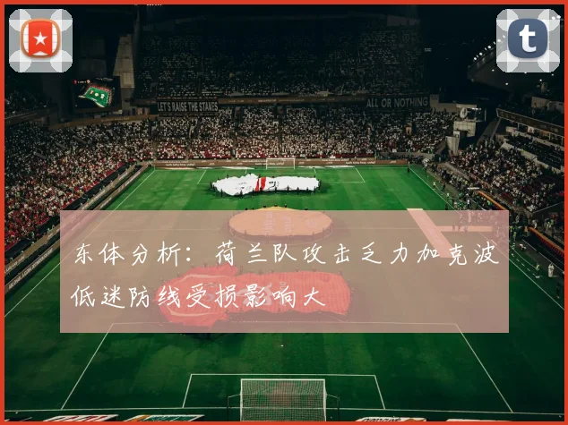东体分析：荷兰队攻击乏力加克波低迷防线受损影响大